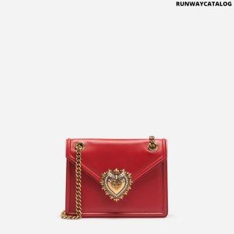 dolce & gabbana medium devotion bag in smooth calfskin leather