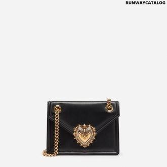 dolce & gabbana medium devotion bag in smooth calfskin leather