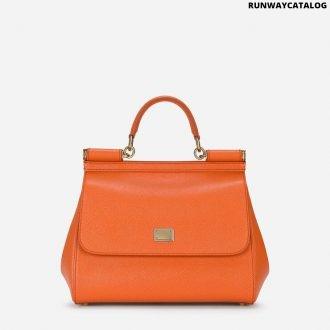 dolce & gabbana medium sicily bag in dauphine calfskin