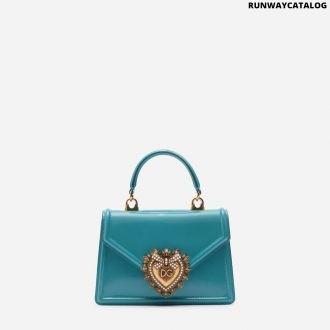 dolce & gabbana small devotion bag in calfskin