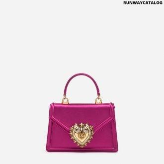 dolce & gabbana small satin devotion bag