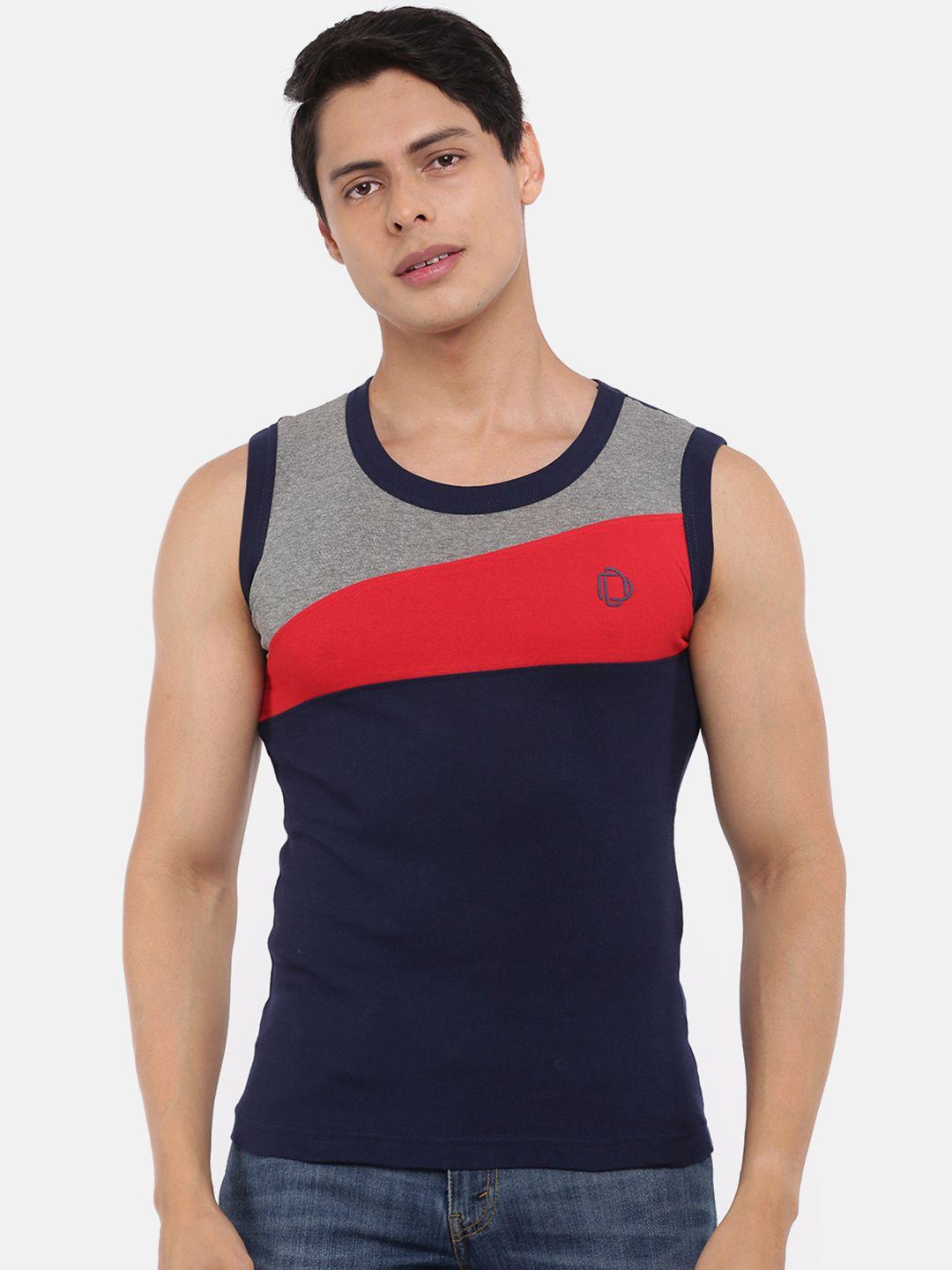 dollar bigboss assorted ribbed cotton racerback styled gym vest mbb-13-po1-co5-s24