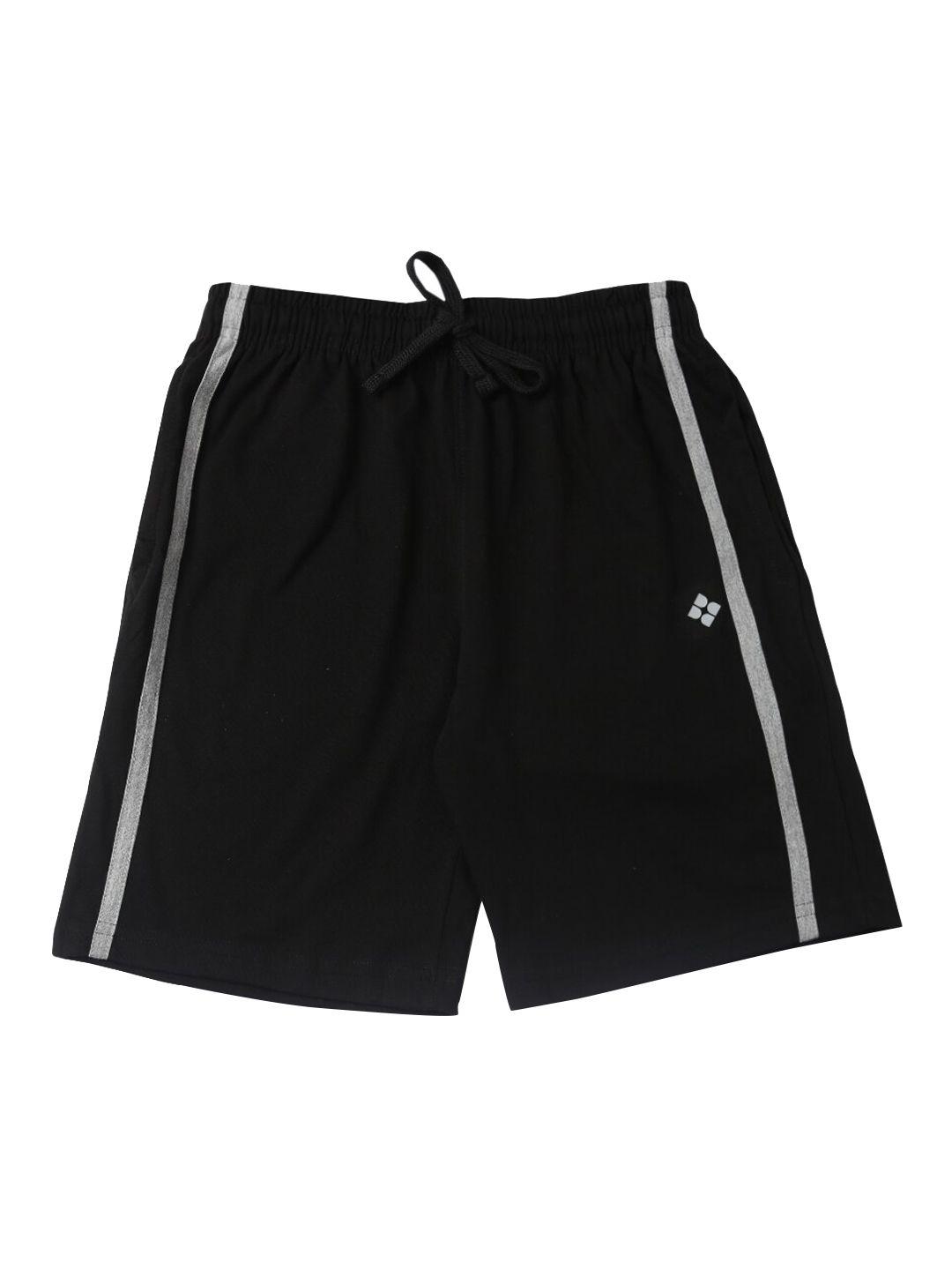 dollar-boys-black-solid-regular-fit-regular-shorts