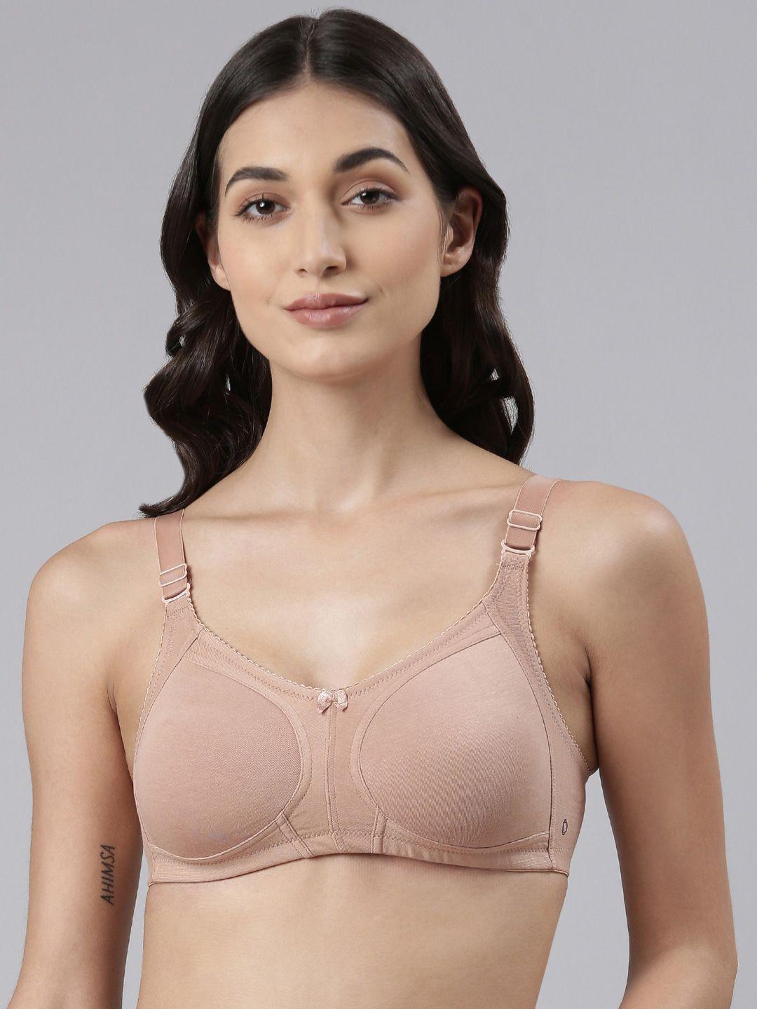 dollar missy beige non padded dry fit anti microbial cotton bra