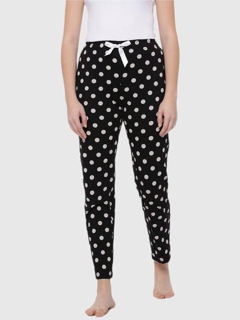 dollar missy black polka dot pajamas