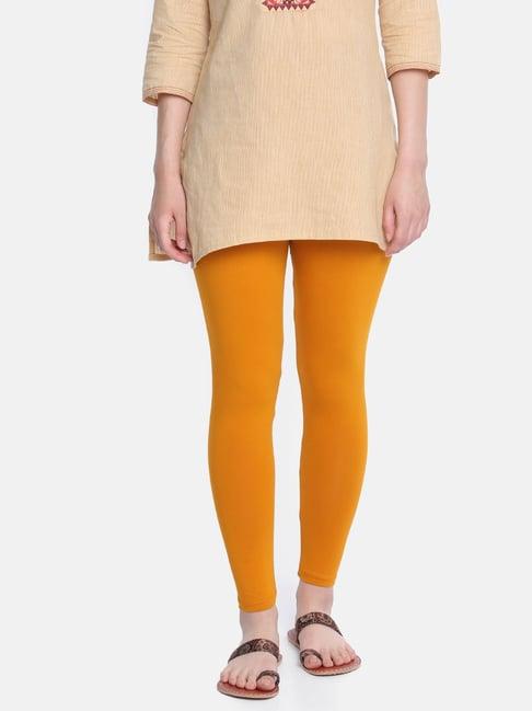 dollar missy mustard cotton leggings