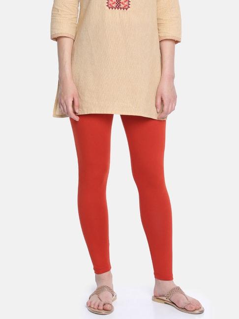 dollar missy red cotton leggings