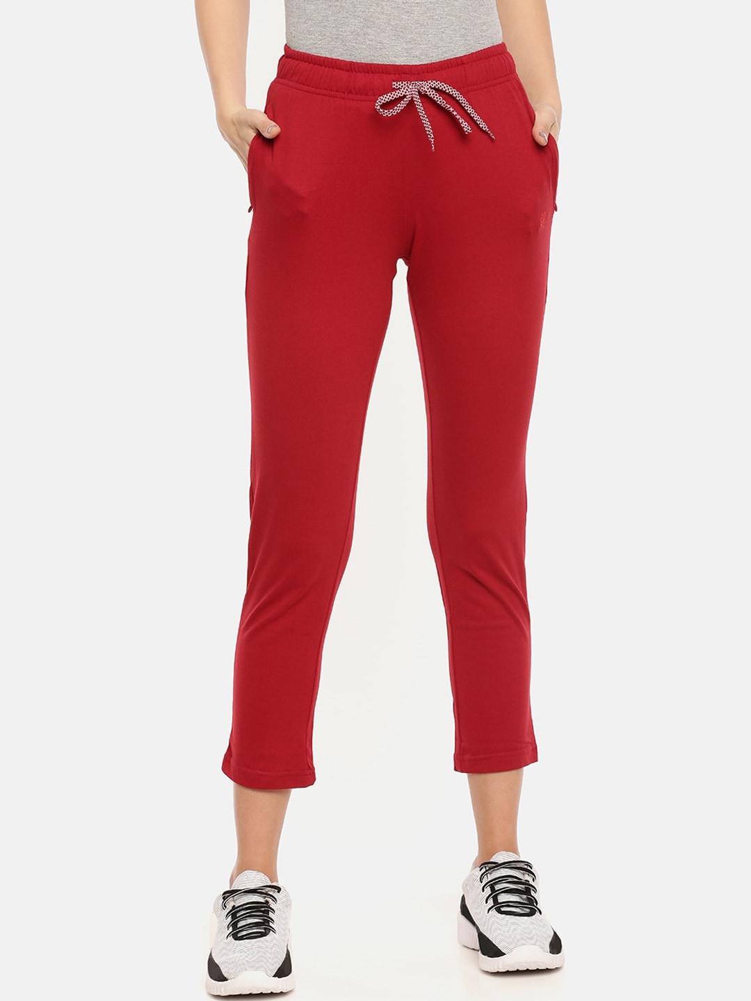 dollar missy women red solid track pants