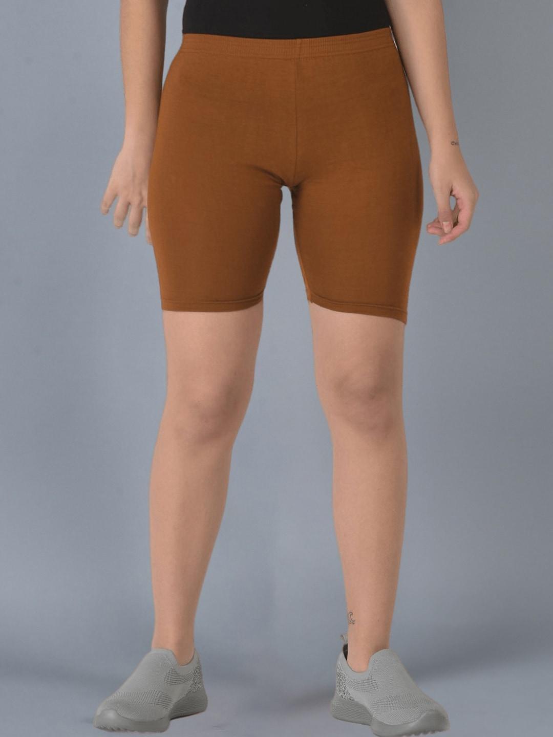 dollar missy women skinny fit pure cotton sports shorts