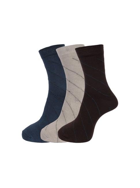 dollar multicolor full length socks (pack of 3)
