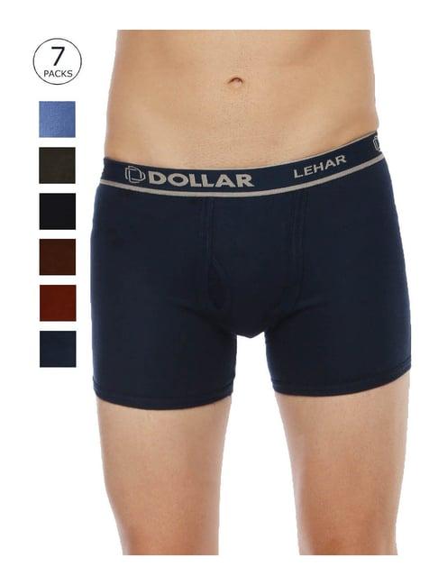dollar multicolor regular fit trunks - pack of 7