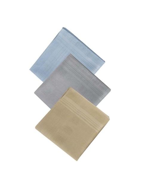 dollar multicolor solid handkerchiefs for men - pack of 5