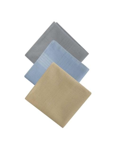 dollar multicolor solid handkerchiefs for men - pack of 6