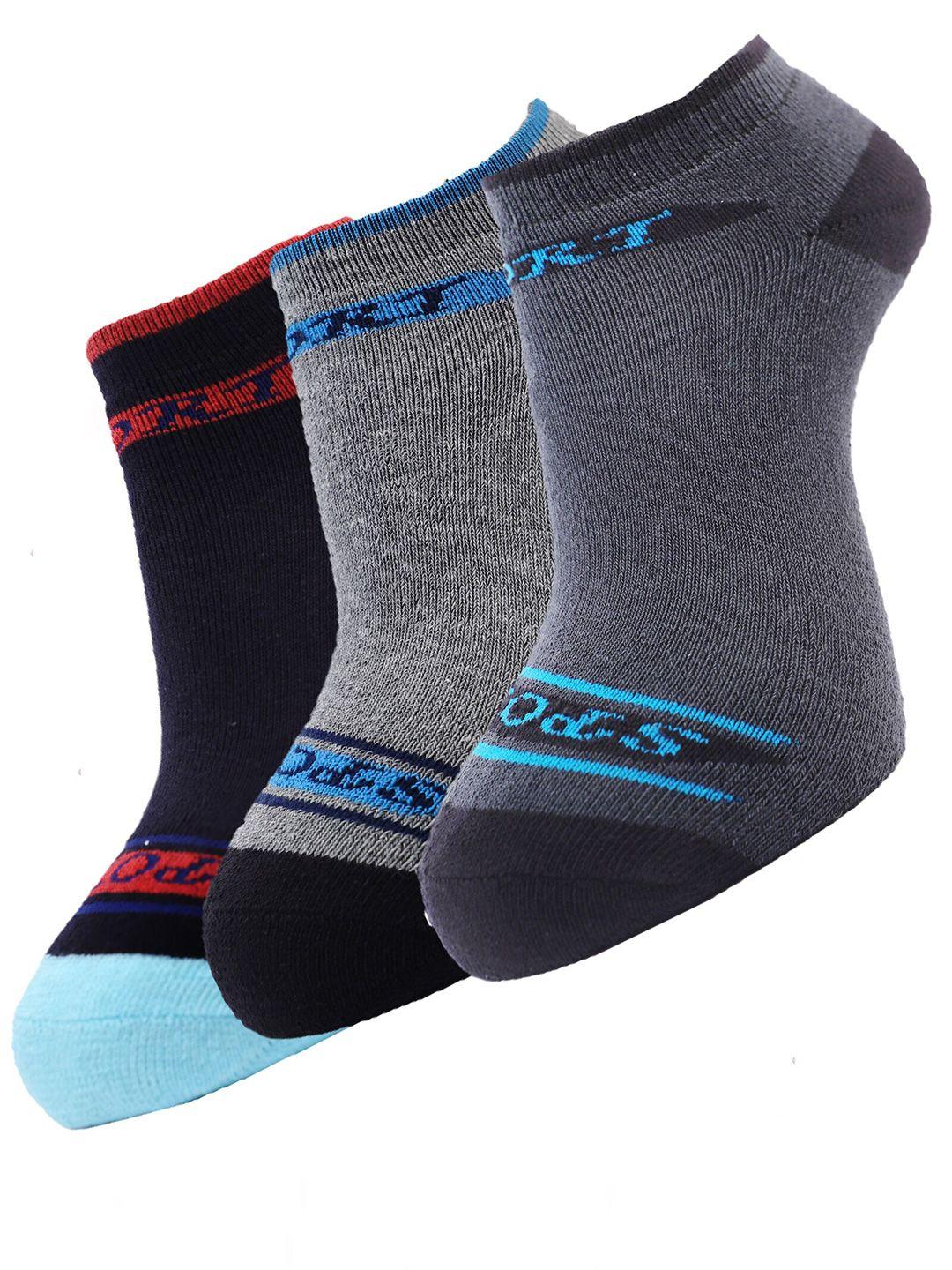 dollar socks men pack of 3 assorted cotton ankle-length socks