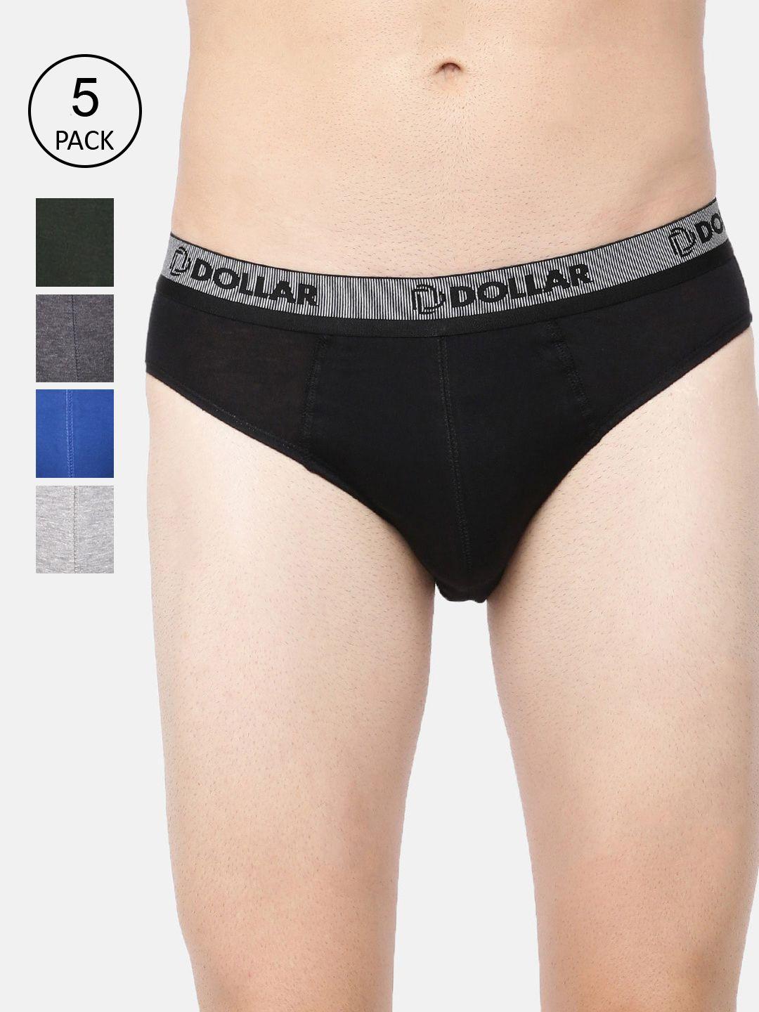 dollar bigboss men pack of 5 assorted basic briefs mdbr-01-po5-c1