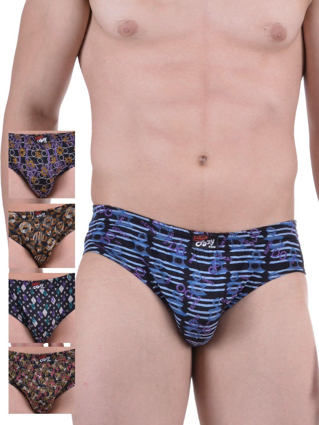 dollar bigboss pack of 5 printed assorted briefs mdbr-08