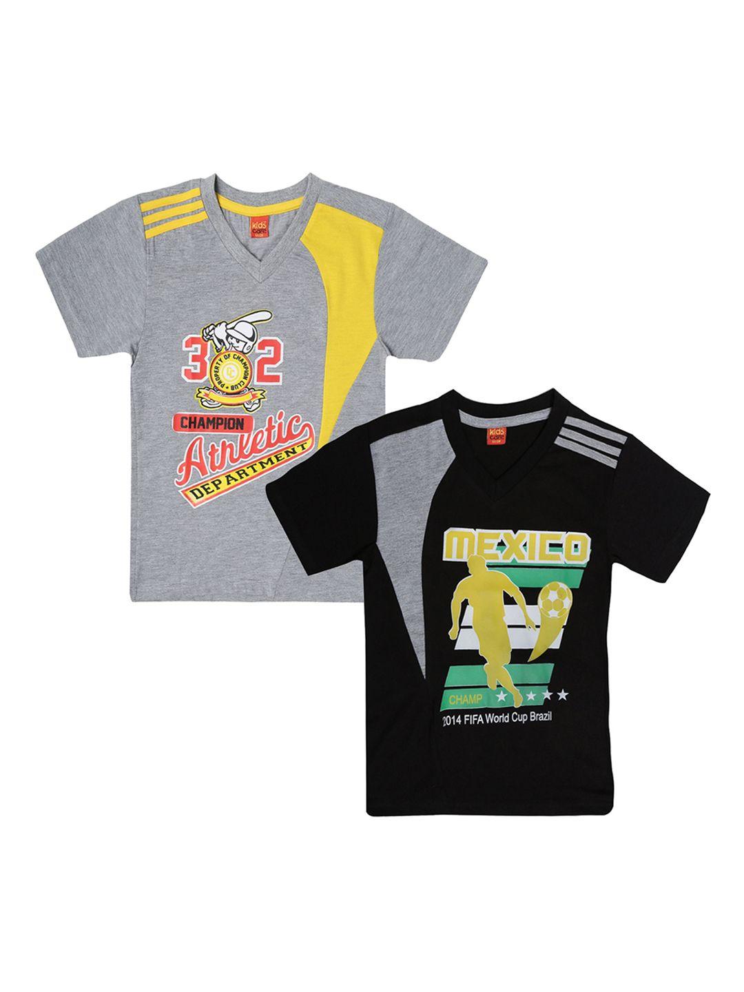 dollar champion kidswear boys pack of two printed t-shirts