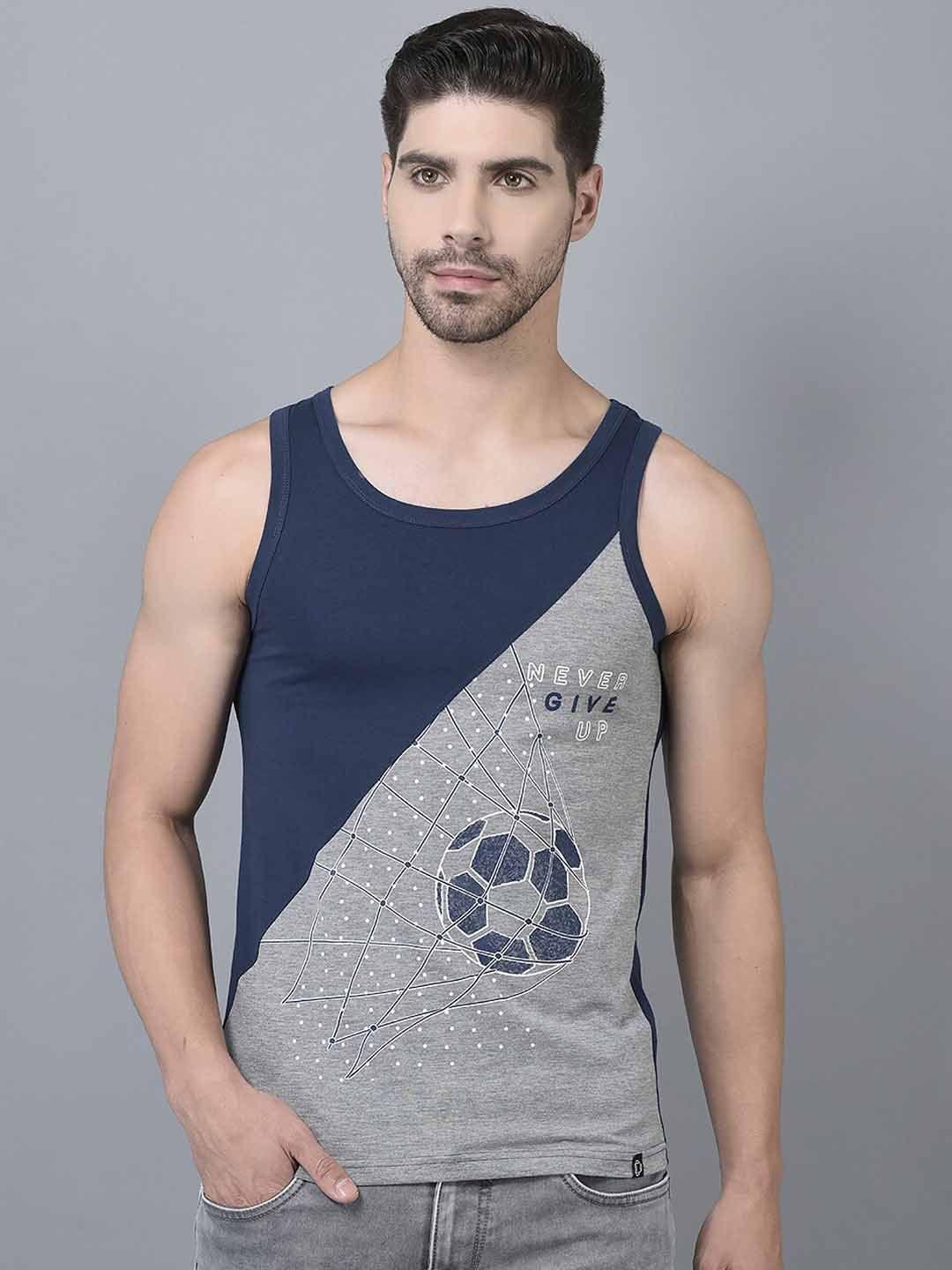 dollar colorblocked cotton tank innerwear vest