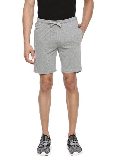 dollar grey cotton regular fit shorts