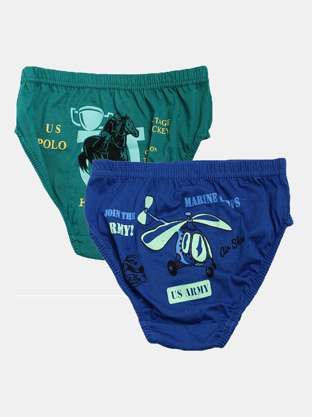 dollar kids care pack of 2 boys printed pure cotton basic briefs mkkb-001-po2-asst3