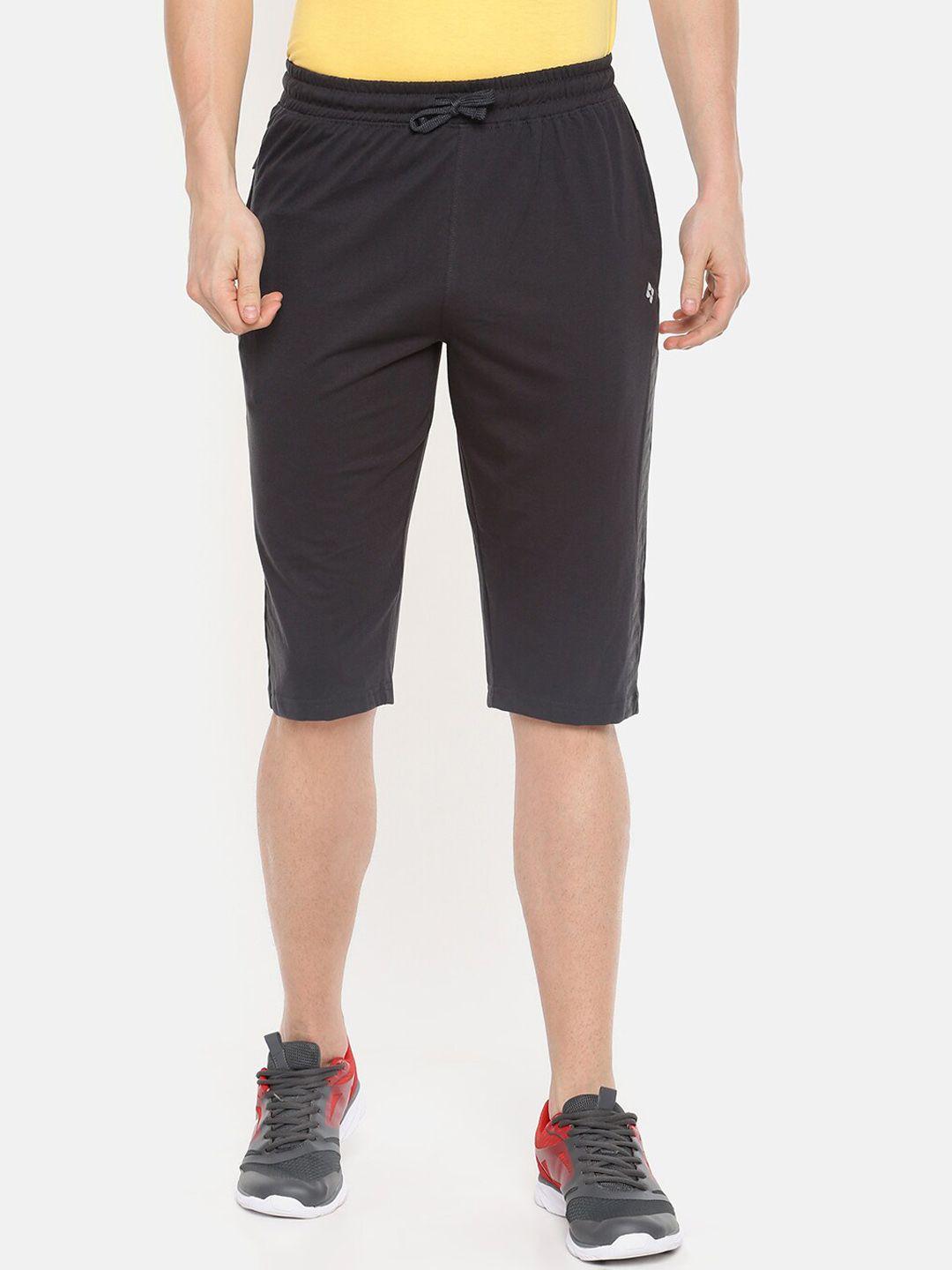 dollar men black solid regular fit shorts