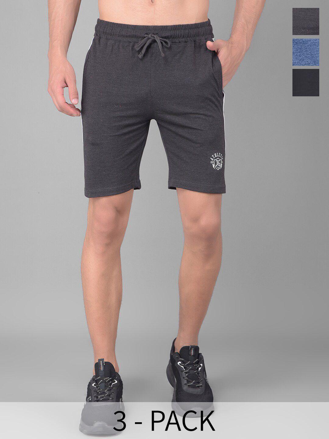 dollar men pack of 3 cotton sports shorts