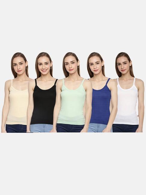 dollar missy assorted cotton camisole - pack of 5