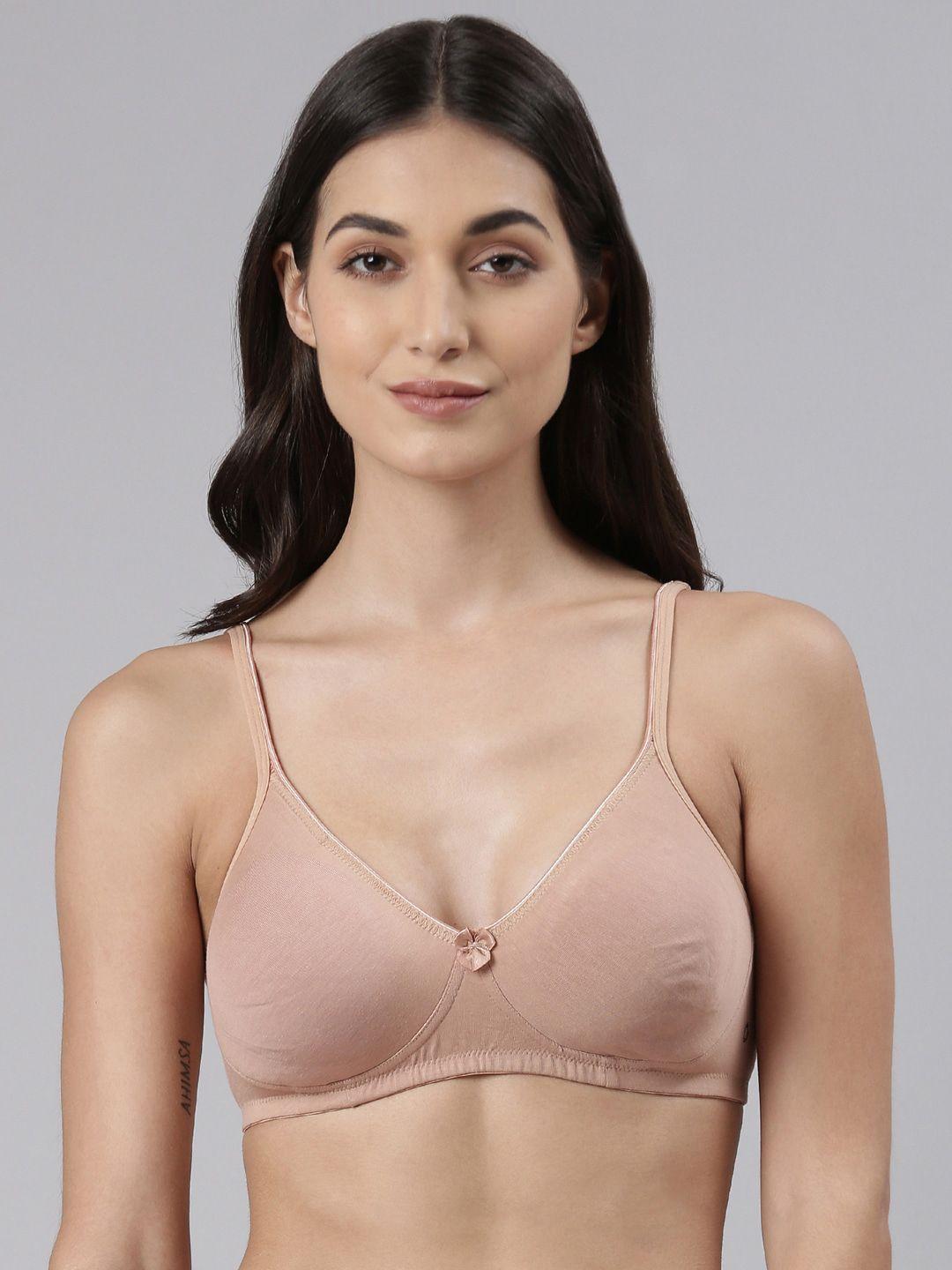 dollar missy beige non padded cotton bra