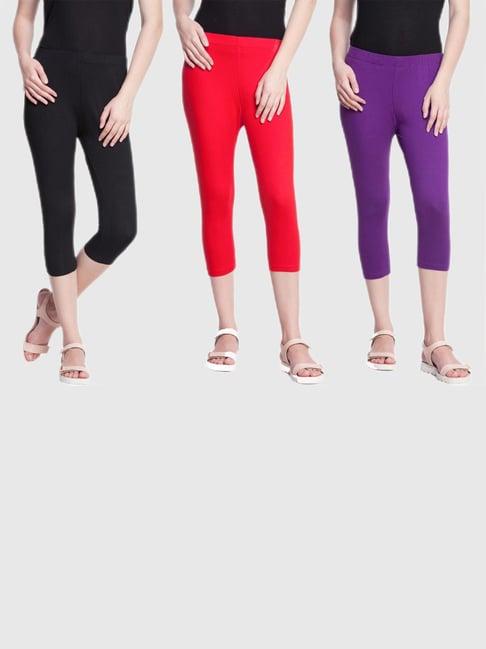 dollar missy multi skinny fit capris (pack of 3)