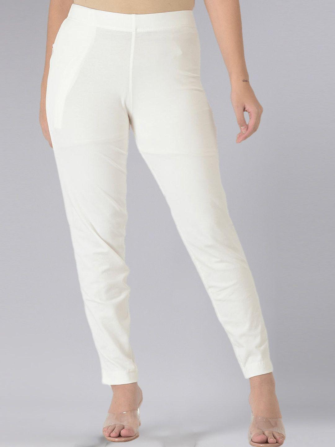 dollar missy women mid-rise relaxed tapered fit wrinkle free trousers