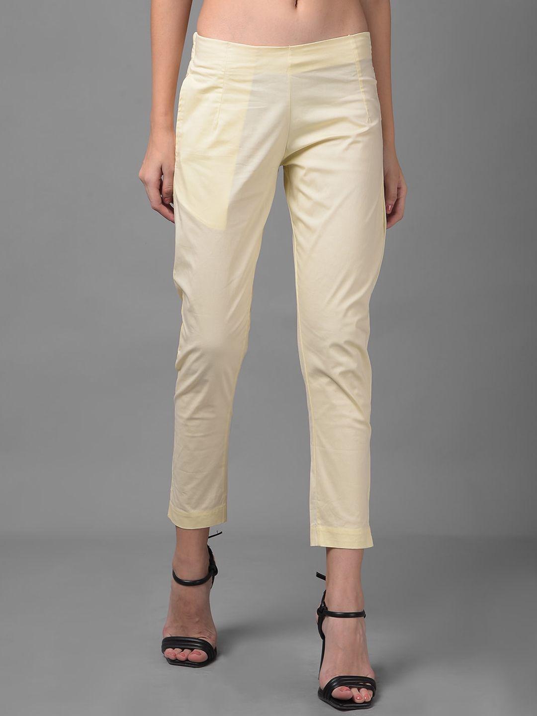 dollar missy women mid-rise wrinkle free cropped trousers