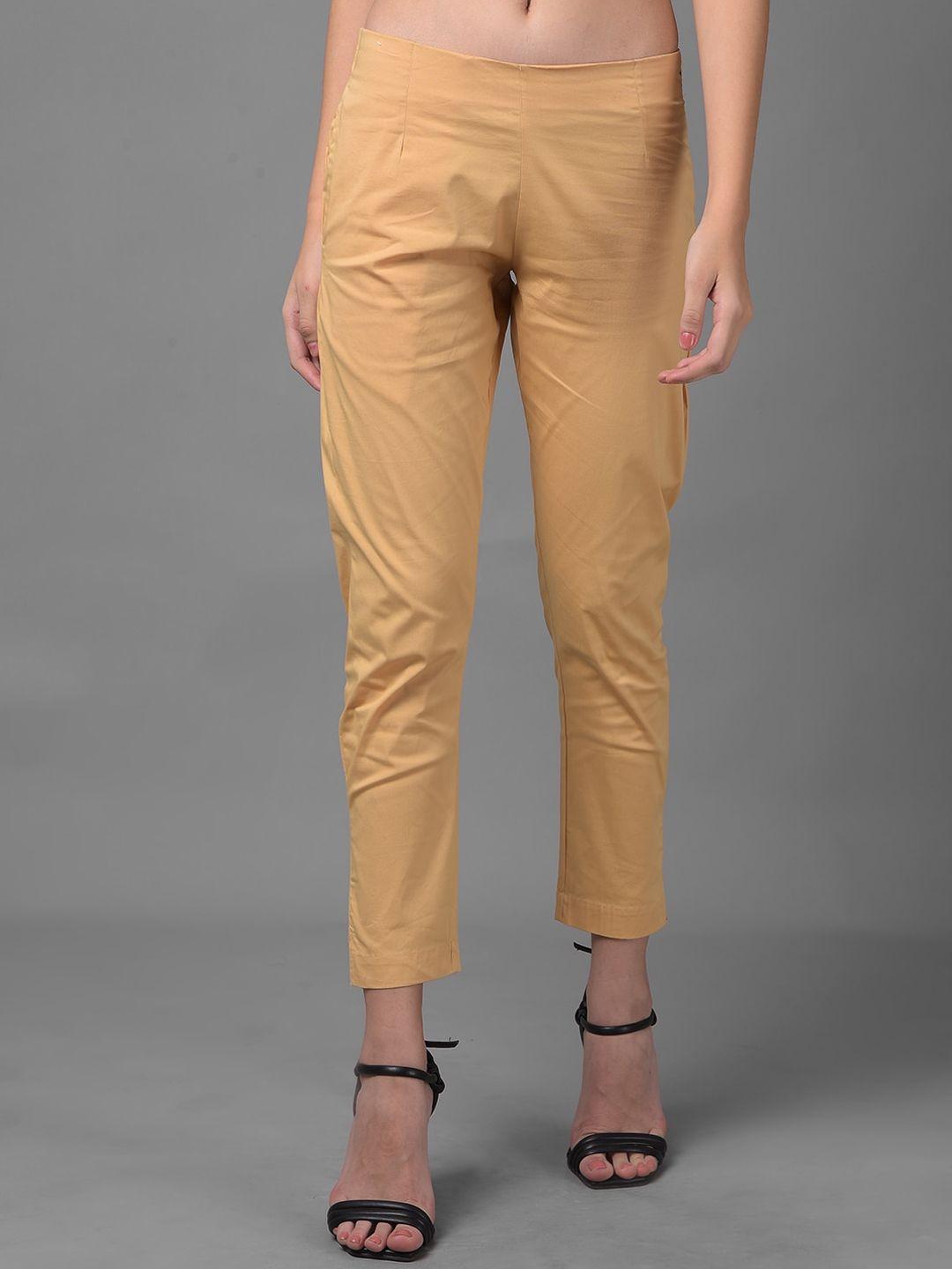 dollar missy women mid-rise wrinkle free cropped trousers