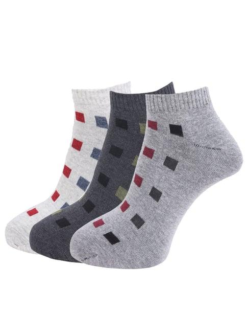 dollar multicolor printed socks - pack of 3