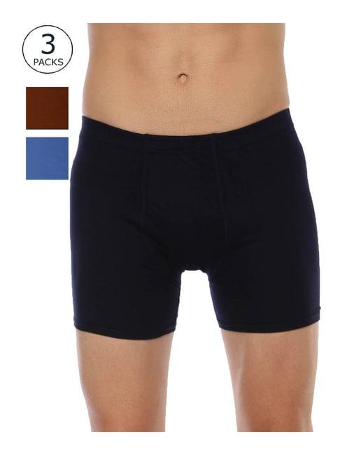 dollar multicolor regular fit trunks - pack of 3