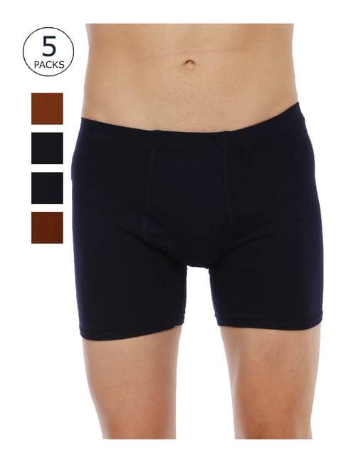 dollar multicolor regular fit trunks - pack of 5