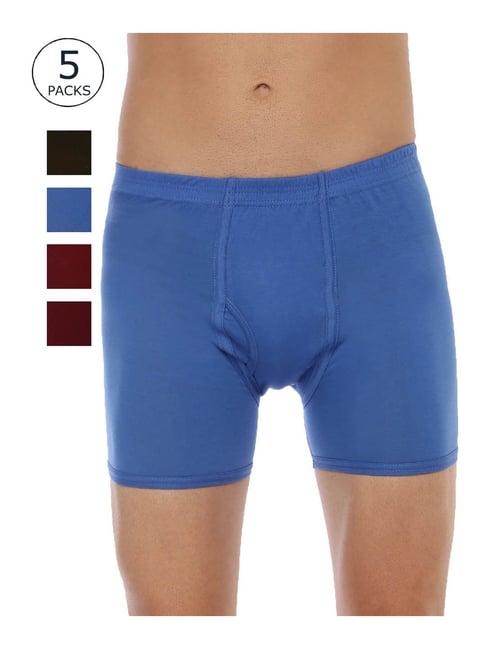 dollar multicolor regular fit trunks - pack of 5