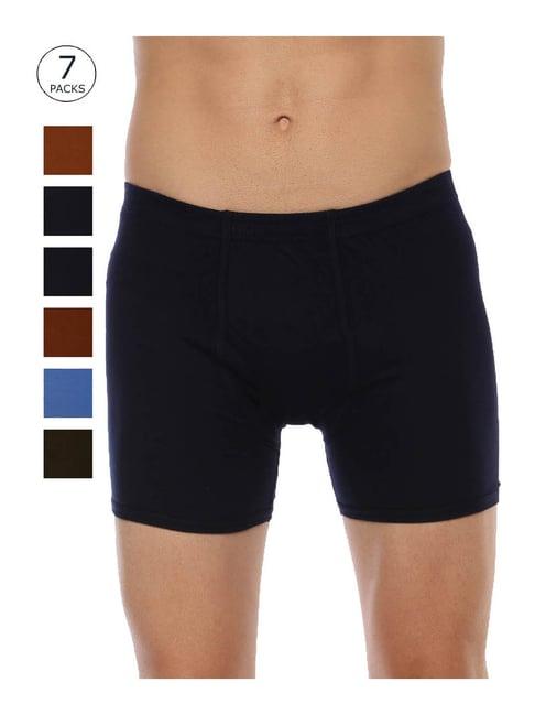 dollar multicolor regular fit trunks - pack of 7