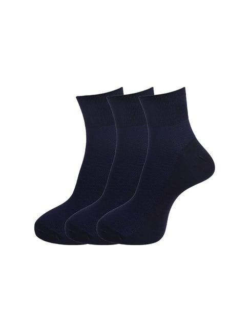 dollar navy ankle length socks (pack of 3)