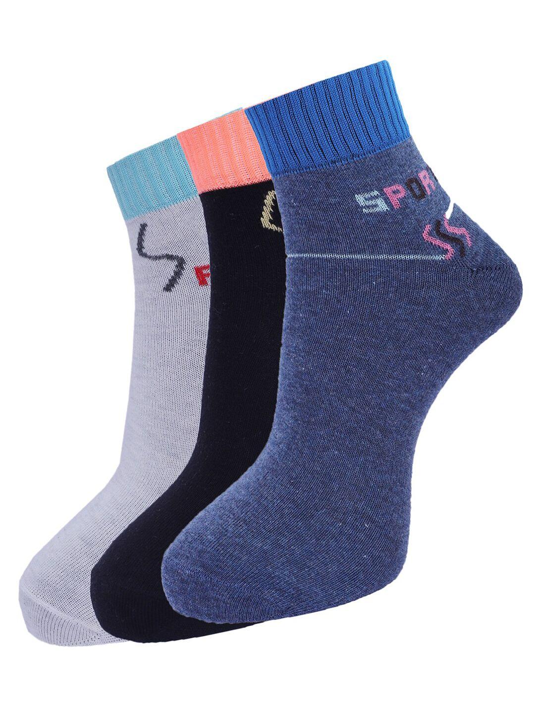 dollar socks men  pack of 3 assorted  ankle length socks
