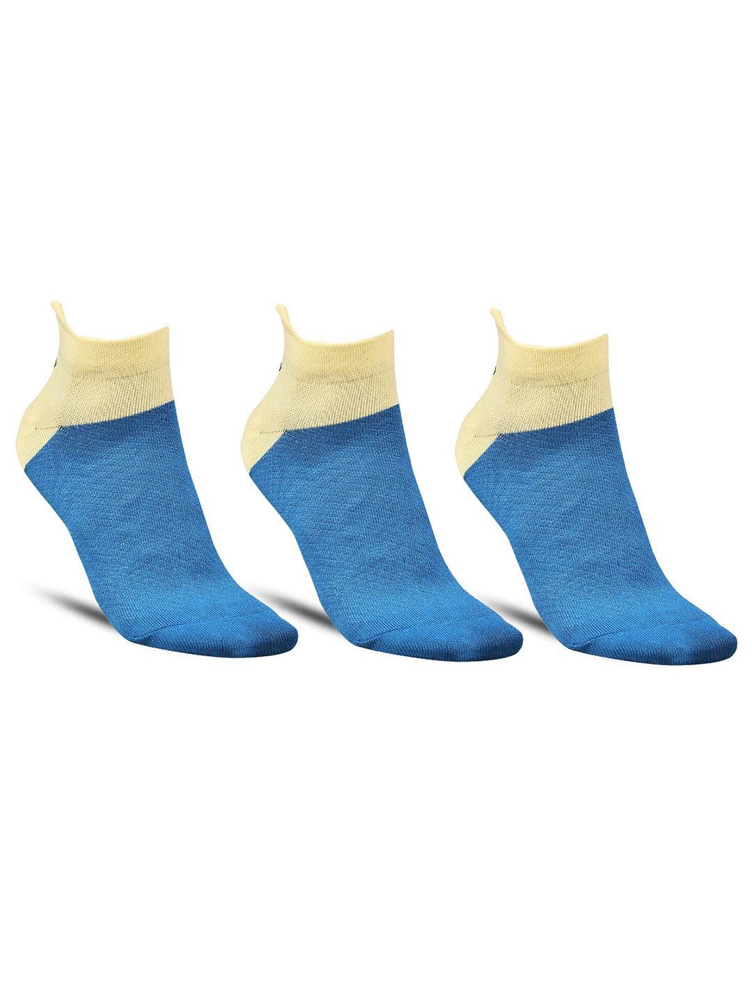 dollar socks men pack of 3 colorblocked ankle length socks