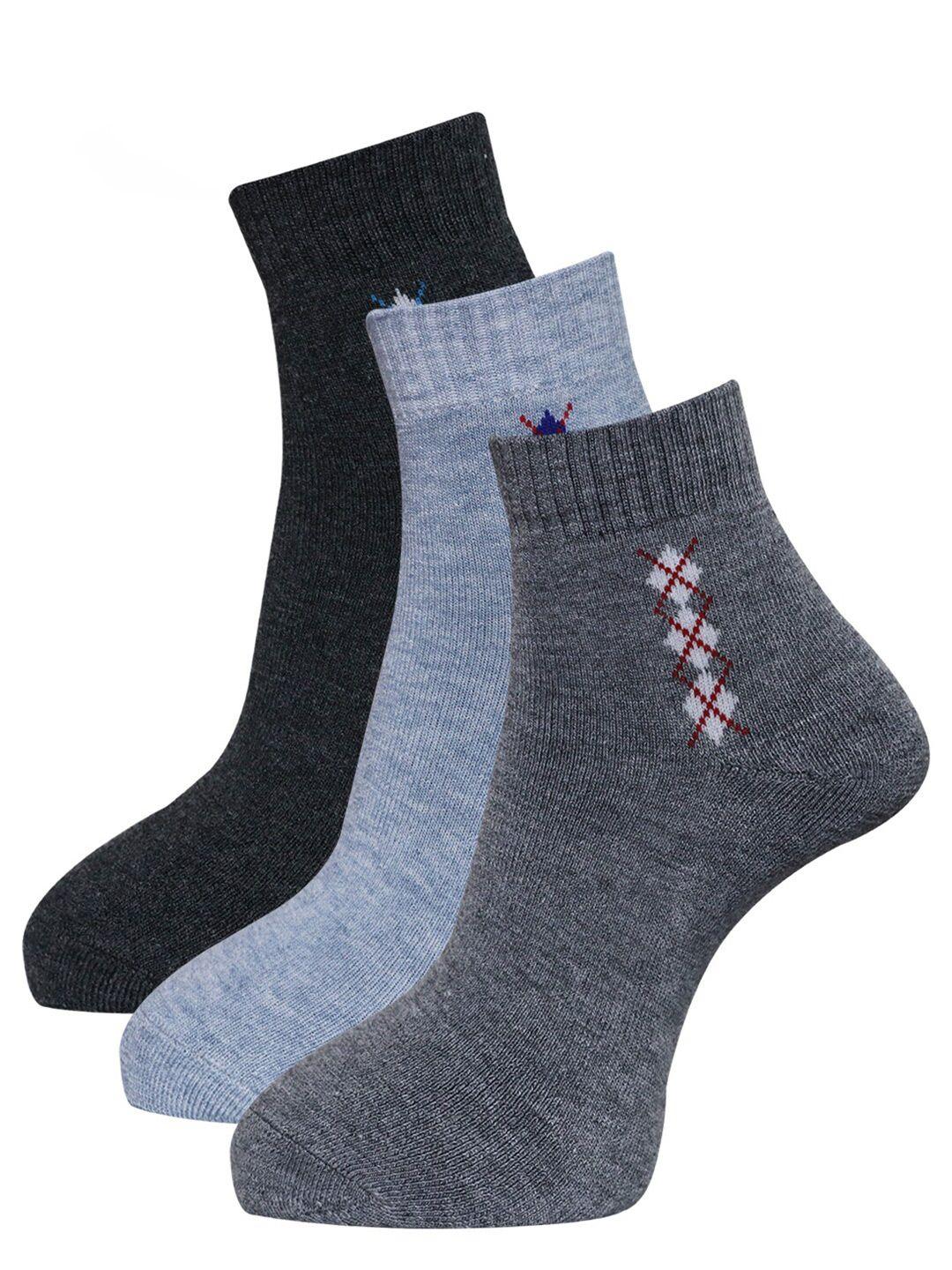 dollar socks men pack of 3 woolen ankle length socks