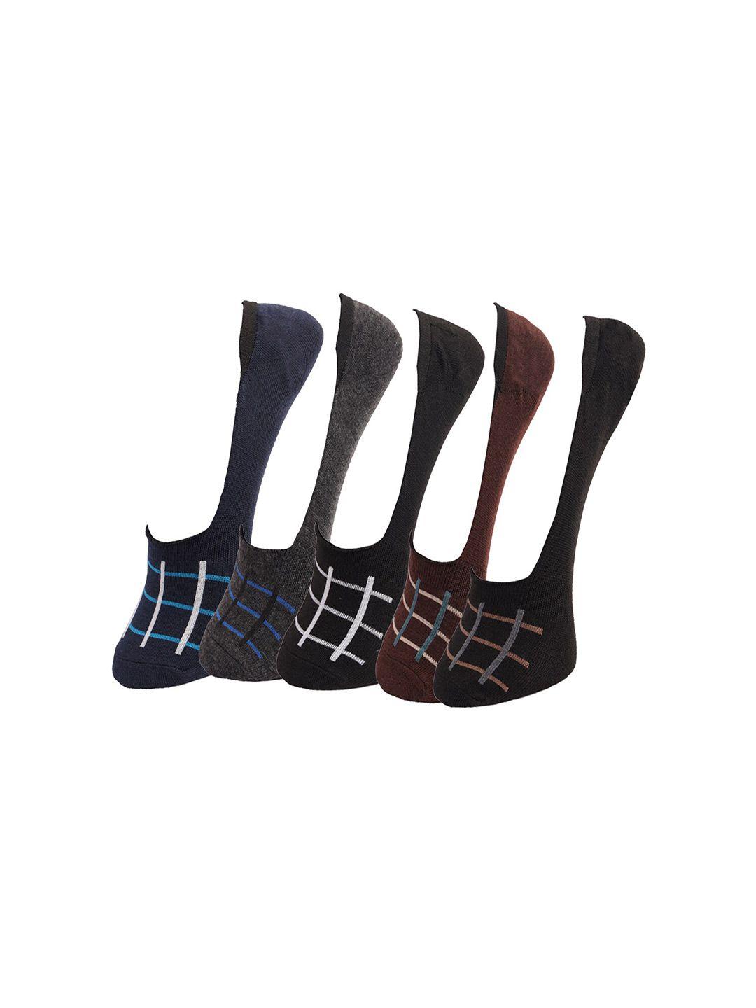 dollar socks men pack of 5 assorted cotton shoe liners