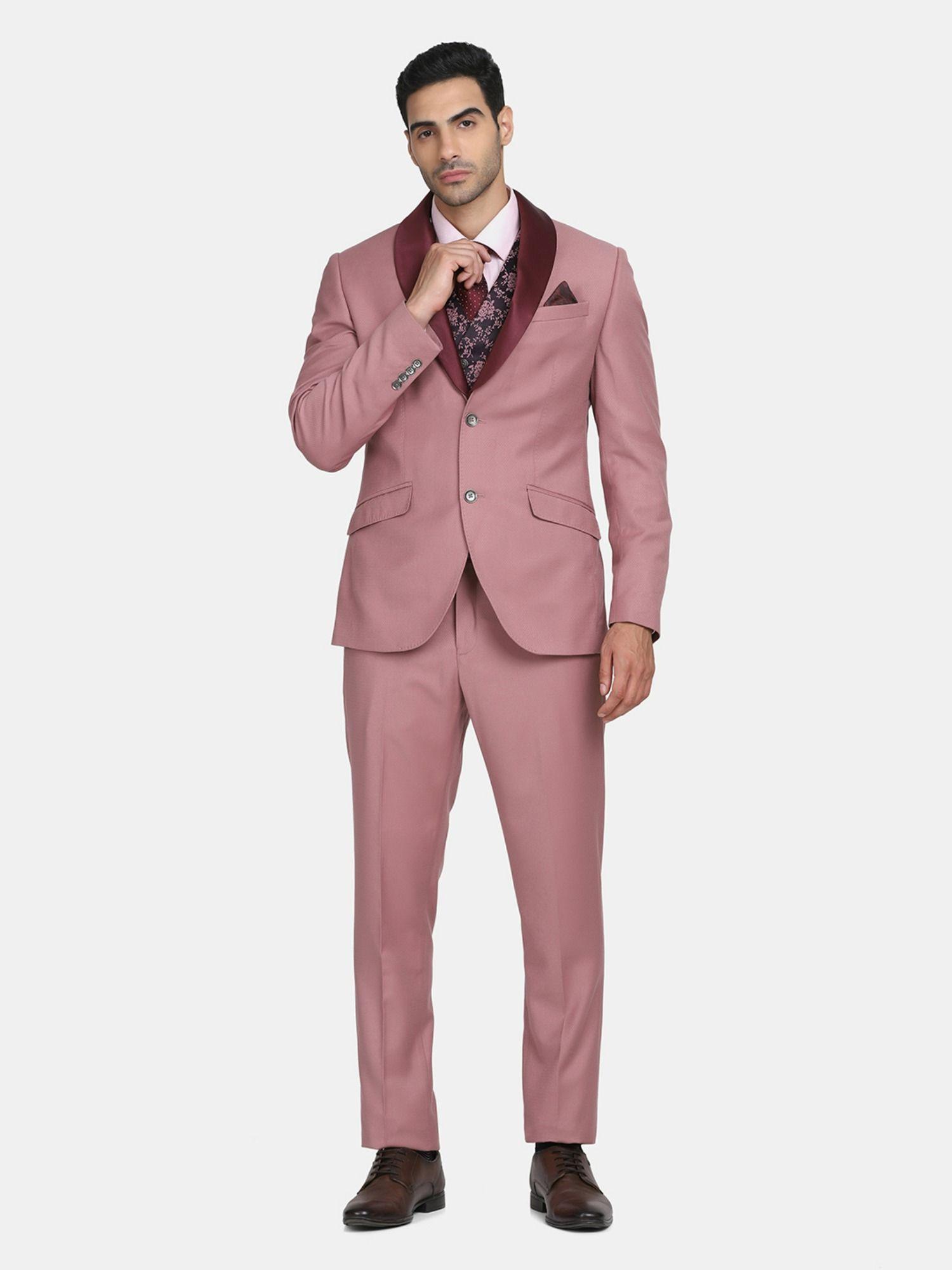 domnia 6x dobby suits in pink