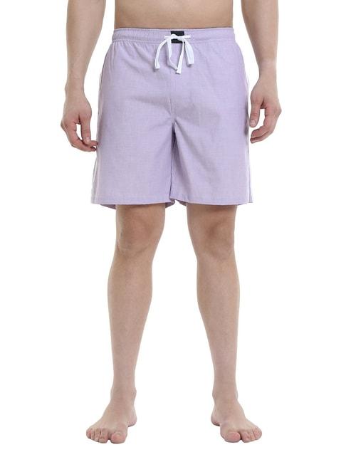 don vino light purple regular fit boxer shorts