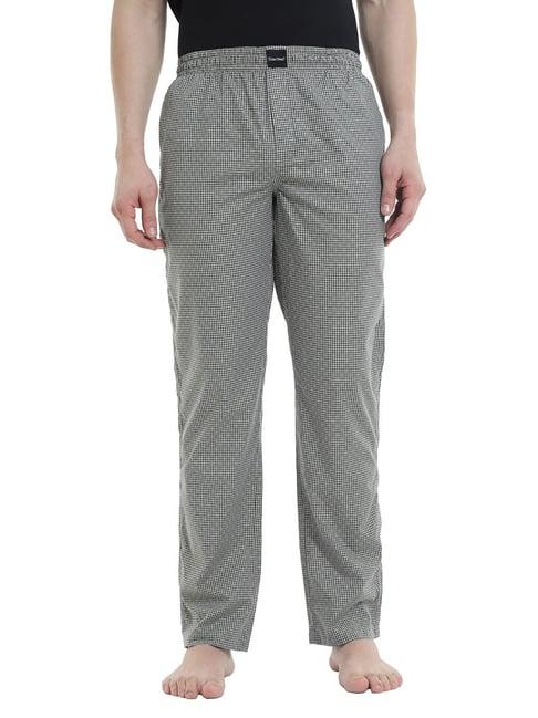 don vino light olive regular fit check lounge pants