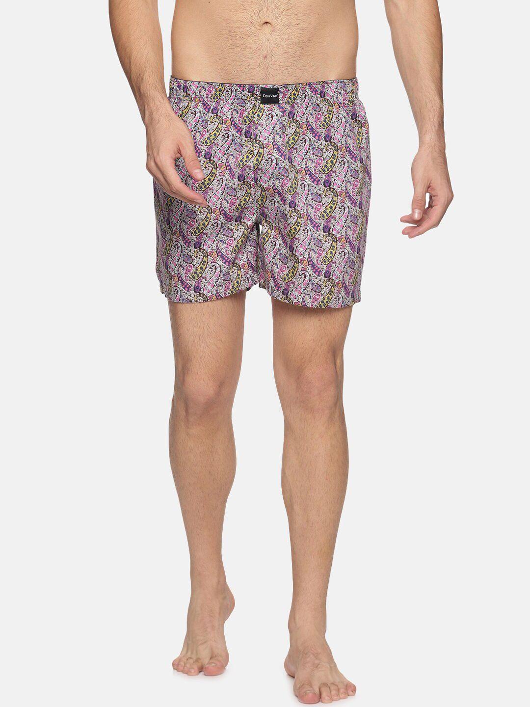 don vino men multicoloured printed outdoor shorts