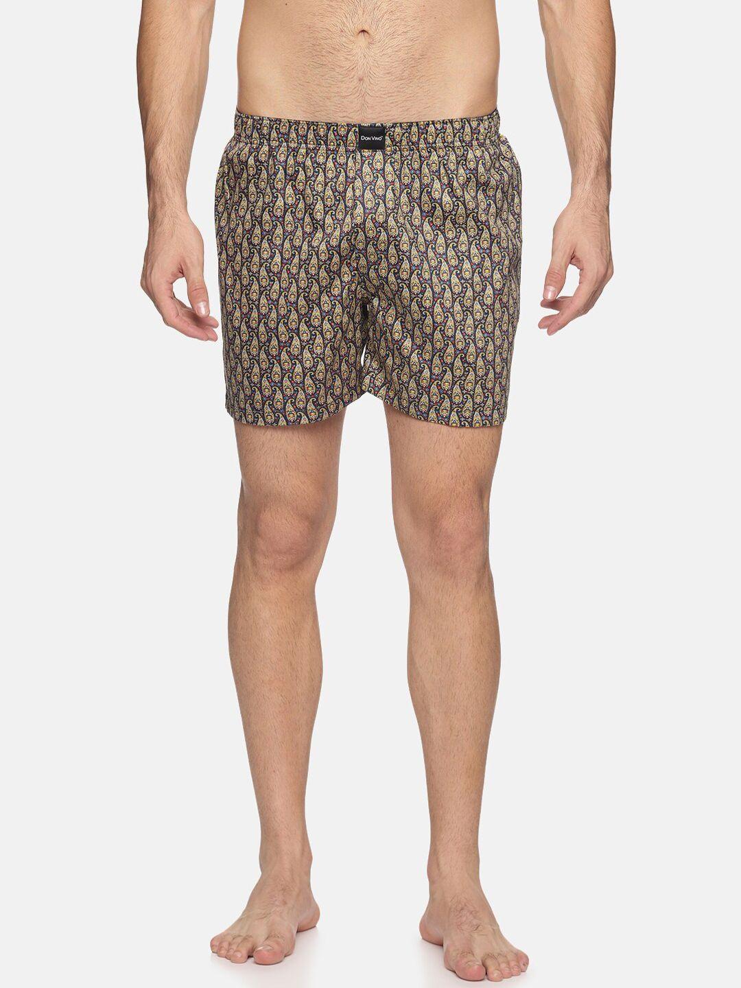 don vino men multicoloured printed outdoor shorts