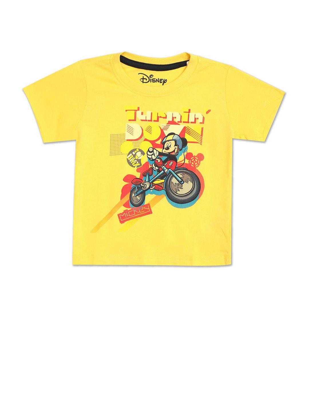 donuts-boys-yellow-mickey-mouse-printed-raw-edge-t-shirt