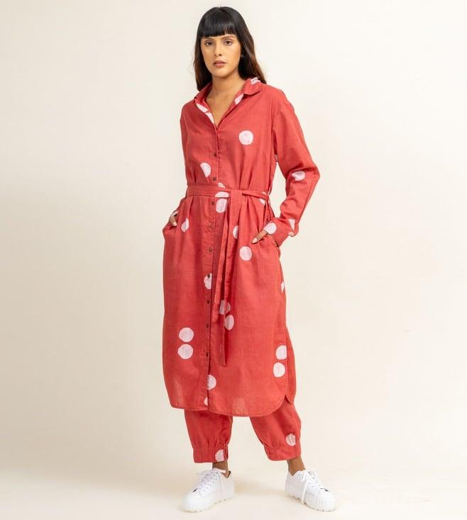 doodlage blue sehela coral tunic