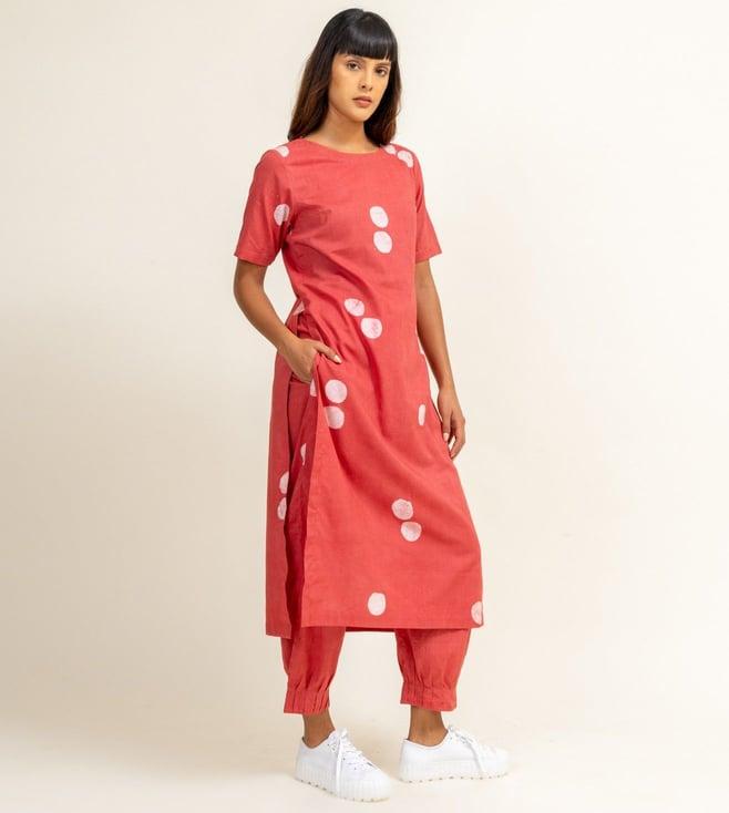 doodlage coral slit tunic